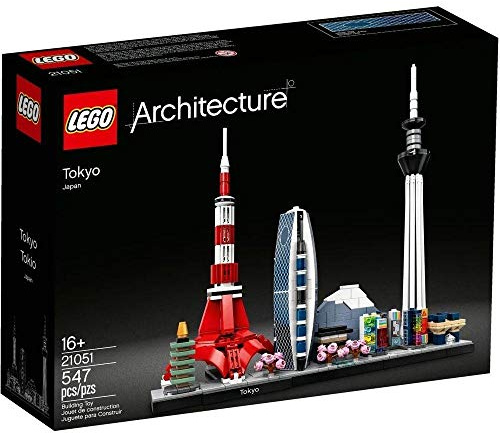 Lego Architecture Skylines: Tokyo 21051 Building Kit, Collectible Architecture Building Set for Adults, New 2020 (547 Pieces)