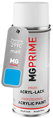 MG PRIME Pantone 299C Blue matt Acryl-Lack Spraydose | Sprühdose 400 ml, schnelltrocknend