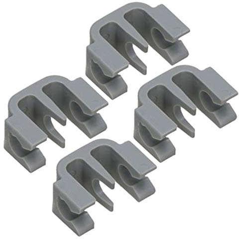 SPARES2GO Tine Insert Plate Support Clips for Neff Dishwasher (Pack of 4) - Fitment List A