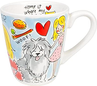 Blond Amsterdam Becher 0,35 L Dog Lover – Handgefertigt, mit Hunden
