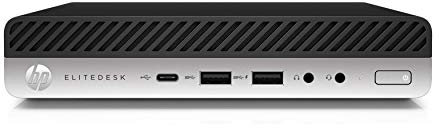 HP EliteDesk 800 G5 Mini Desktop PC “ i5 9500 up to 4.4GHz 6-Core Processor, 16GB DDR4, 1TB NVMe SSD, Wireless 11ac & Bluetooth 5.0, Windows 10 Pro (Renewed)