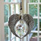 Kistall Metall Engel Flügel Anhänger Sonnenfänger Hängende Kugel Autoschmuck Dekor Angel Feather Crystal Dekoration