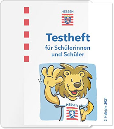 Funda para cuaderno de prueba para estudiantes y estudiantes Hesse – 106 x 155 mm – Apertura lateral para una práctica inserción transversal – prueba funda protectora