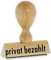 Lagerstempel/Lagertext – privat bezahlt - von Kaufhaus2010 Buchenholzstempel – Lagertextstempel zur Kennzeichnung von Rechnungen und anderen Dokumenten 4 cm lang