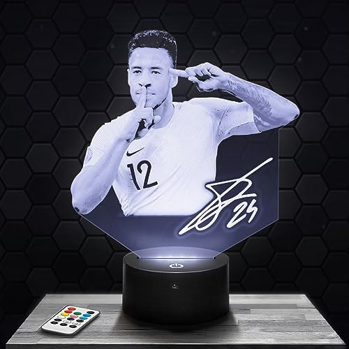 Lampephoto.fr - C. Tolisso Fußballspieler 3D Lampe, Touch Nachtlicht, C. Tolisso fanartikel, Fußball Geschenk, 3D Led Illusion Geschenkidee Weihnachten Geburtstag Junge und Mädchen