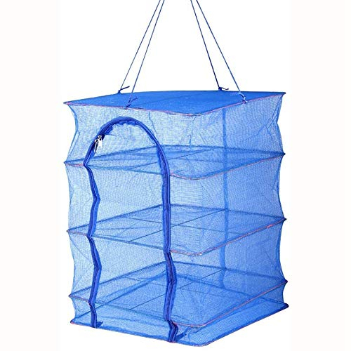 1Pcs Foldable 4 Layers Drying Rack for Vegetable Fish Dishes Mesh Drying Net,Natural Way to Dry Food