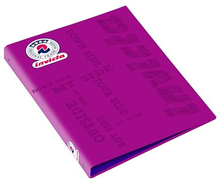 Invicta, Ringbuch, Violett, A4, 4 Ringe
