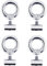 Occhielli di Ancoraggio, Gancio per Tendalino Camper, Acciaio Tende da Sole Inossidabile Ganci, 304 Acciaio Inox Bullone Occhiello, per Tubatura Rails per Roulotte, Camper, Camper, Barche, 4PCS