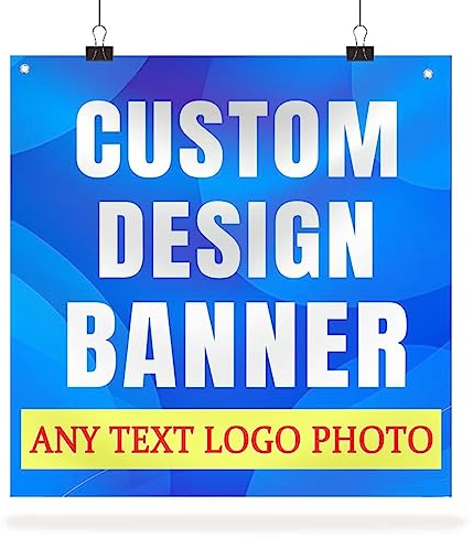 Banner Selbst Gestalten für Den Innen- Und Außenbereich, Banner Personalisiert mit Logo, Text, Foto, Geburtstagsbanner/Schulanfang/Abschlussfeier/Einschulung
