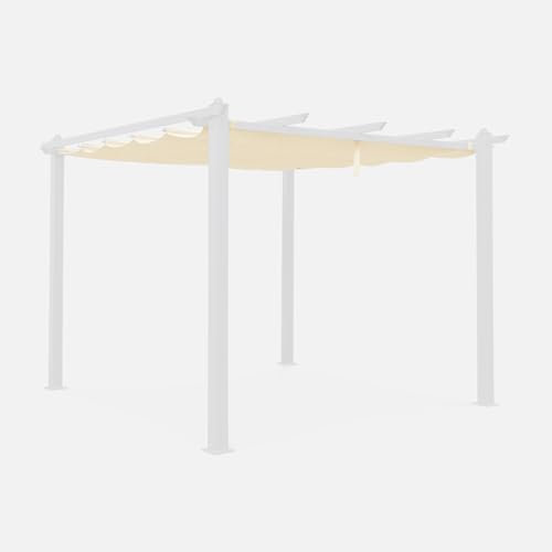 sweeek - Lona de Techo Deslizante para pérgola Condate de 3x3m