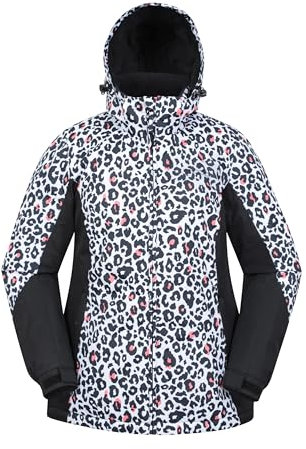 Mountain Warehouse Dawn Skijacke für Damen - Schneedicht, warme Snowboardjacke, Fleecefutter, Bündchen, Saum und Kapuze zum Verstellen - Ideale Winterjacke Mix Damengröße EU 34