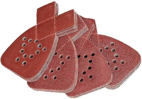 Black Decker Mouse Sander Pads 40 Pack Palm Sander Sandpaper Mouse Sanding Sheets Assorted Grits 40/60/80/120 Fits Black and Decker Detail Hand Sander