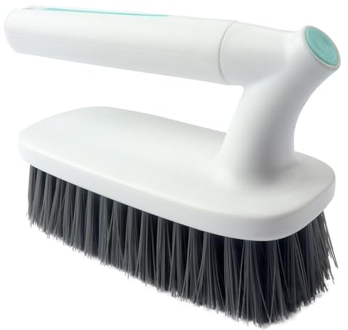 Roellgs brushes, heavy duty brushes for cleaning with stiff bristle cleaning brushes for shower, bathroom, carpet, kitchen and bathtub scrubbing