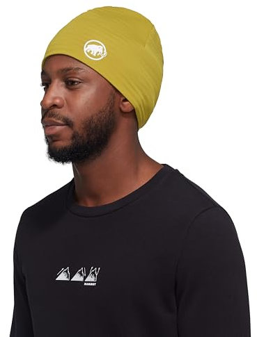 Mammut Herren Damen Mütze Wintermütze Fleecemütze Taiss Light Beanie, Farbe:Grün, Artikel:-40283 Aura
