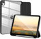 Custodia compatibile con iPad 10° Gen 2022 10.9'', custodia rigida trasparente antiurto con portapenne, custodia per tablet per iPad 10° Gen 10.9'' con funzione di spegnimento automatico, nero