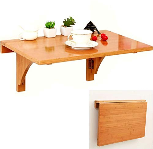 asdchZen Wandklapptisch Aus Massivem Holz, Schwebender Küchentisch, Kinderschreibtisch, Drop-Leaf-Schreibtisch, Für Balkon/Hausbar/Büro (100 × 45 cm / 39 × 18 Zoll)