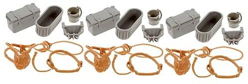 HEMOTON 3sätze Miniatur Pferderanch Zubehör Teiliges Für Sandtische Und Miniaturgärten Futtertröge Und Pferdesättel Dekoration Für Kreative Farmlandschaften