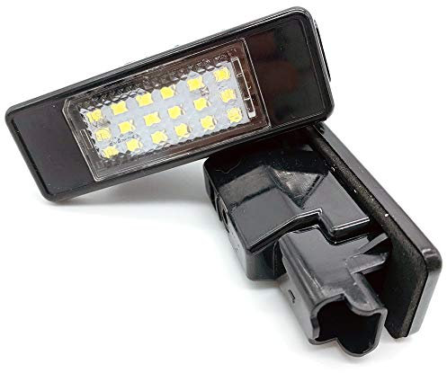DOBRVVGT Kennzeichenbeleuchtung,Nummernschildbeleuchtung Kennzeichen Licht für Peugeot 106 1007 207 307 3008 406 407 607 für Citroen C2 C3 C4 C4 C6 C6 C8 DS3 Lizenznummer Lampe