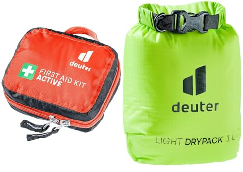 deuter First Aid Kit Active kompaktes Erste-Hilfe-Set & Light Drypack 1 Packsack