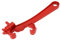 Bucket Opener, Water Proof Alloy Steel Drum Wrench, Multifunctional Bucket Lid Opener for Various Barrels, Fertilizer Drums, Paint Drums, 9.65in