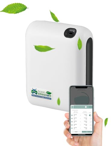 Mxmoonant Waterless Scent Air Machine, 200ml | Bluetooth/panel Control,400-500m³, for home/office/shop