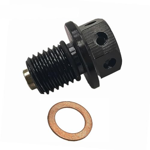 Ölablassschraube Bolzenschraube for Ho.nda CBR 1000 600 900 RR CB 650F 500F 400F 300F 250R 125R 300R 400X CBR600RR CBR900RR CBR1000RR(Black)