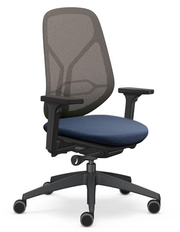 Sedus se:kit pro ergonomischer Bürostuhl mit Membranbespannung, Lordose, 3D Armlehnen, Sitz mit Tiefenverstellung, Höhenverstellbar 40-53cm, bis 150kg belastbar, Made in Germany