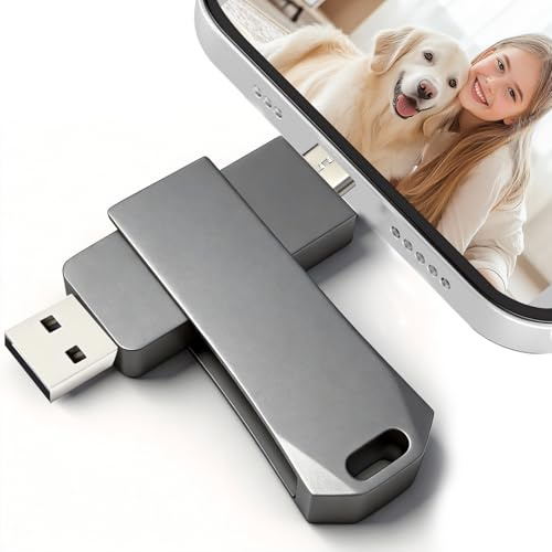 Memoria USB 512GB, Pen Drive USB C 2 en 1 OTG Dual Flash Drive Tipo C Y USB 3.0 Memoria Flash Alta Velocidad Memory Stick para PC/Tabletas/Smartphones