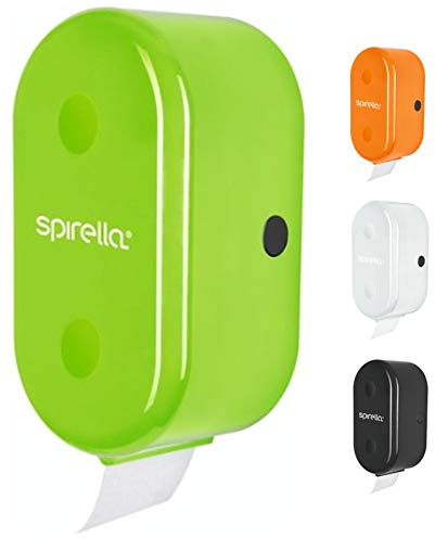 Spirella Porte-Rouleau de Papier Toilette + Porte-Rouleau de Papier Toilette Cube à Coller ou à percer Vert