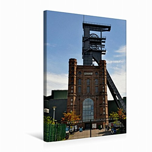 Premium Textil-Leinwand 50 x 75 cm Hoch-Format Zeche Prosper II Bottrop | Wandbild, HD-Bild auf Keilrahmen, Fertigbild auf hochwertigem Vlies, Leinwanddruck von Hermann Koch