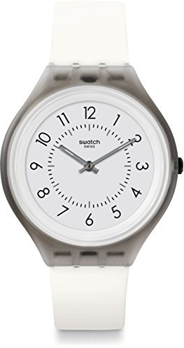 Swatch Mixte Digital Quartz Montre avec Bracelet en Silicone SVUM101