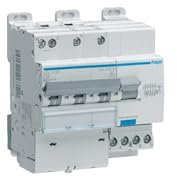 Disjoncteur diff. 3P+N 6-10kA 16A 30mA - HAGER ADC416F