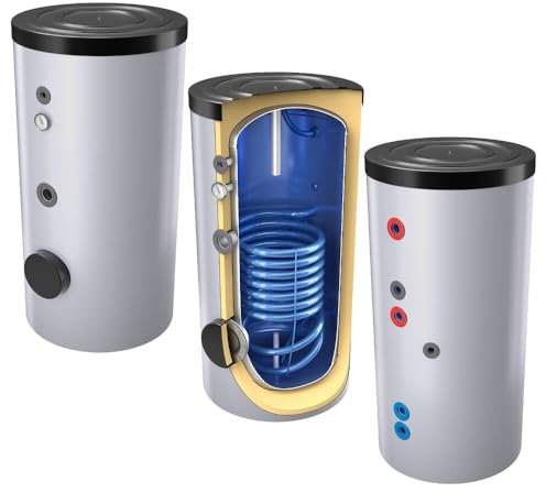400 L Warmwasserspeicher mit 1 Wärmetauscher inkl. Isolierung