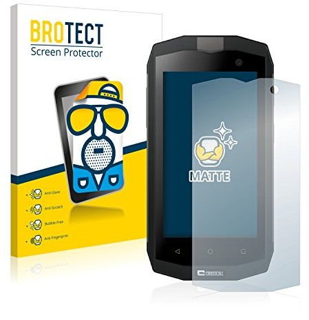 BROTECT Schutzfolie für Crosscall Trekker M1 Core | 2 Stück Entspiegelnder Displayschutz Made in Germany Matte Displayschutz-Folie Anti-Reflex Anti-Fingerprint Einfache Montage