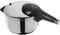 WMF Perfect Premium One Pot Schnellkochtopf Induktion 4,5l, Dampfkochtopf 22 cm, Cromargan Edelstahl poliert, 2 Kochstufen, All-In-One-Drehknopf