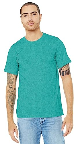 Bella Canvas Adults Unisex Heather CVC T-Shirt (M) (Heather Sea Green)