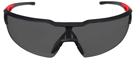 Milwaukee Anti-Fog Safety Glasses Tinted Lens Black/Red Frame 1 pc. - Case of: 1;