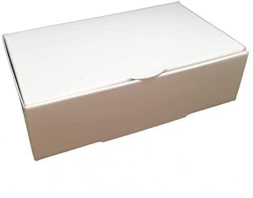 20 Premium Cake Single Slice Favour Boxes 120x90x35mm PERFECT Size (Premium White)