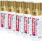 edding 5200 Permanent-Spray - reich-gold matt - 5x 200 ml - Acryllack zum Lackieren und Dekorieren von Glas, Metall, Holz, Keramik, lackierb. Kunststoff, Leinwand, u. v. m. - Sprühfarbe