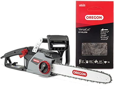 Oregon CS1400 Electric Chainsaw with 16-Inch (40 cm) Guide Bar and Duracut Saw Chain with Replacement Chain