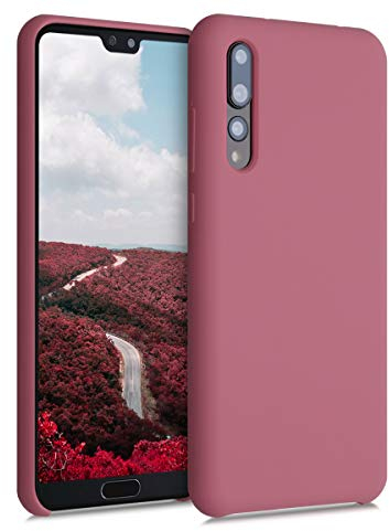 kwmobile Cover per Huawei P20 Pro Custodia - Back Case per Smartphone in Silicone TPU - Protezione Gommata - rosa scuro