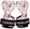 Cobra Grips Pro Guanti per sollevamento pesi, cinghie resistenti, ganci alternativi per sollevamento pesi, ideali per stacchi da terra, regolabili in neoprene, imbottiti, polsiere di supporto per