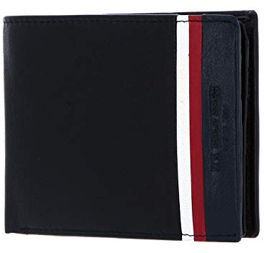 U.S. POLO ASSN. Dixon Horizontal Wallet with Flap Black
