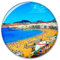 Spanien Roque Nublo Las Palmas Gran Canaria Kühlschrank Magnete Dekorative Magnet Flaschenöffner Tourist City Travel Souvenir Collection Geschenk Starker Kühlschrank Aufkleber