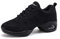 Split Sole Athletic Schuhe Trainer leichte Jazz Fersenschuhe Training Tanzsneaker Laufschuhe Leichte Luftkissen Schuhe Black 39