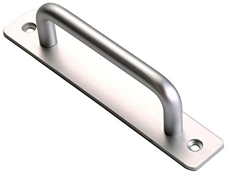 MOVKZACV Aluminium Alloy Door Pull Handle Silver,Internal Door Handle for Office, Barn, Garage, Cabinet, Gate (150mm/6inch)