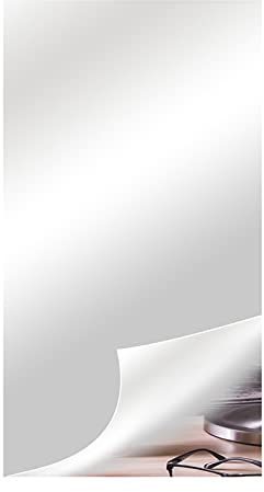 Betos - Fogli adesivi a specchio, flessibili e adesivi, privi di vetro, in acrilico, per specchi fai da te, senza cornice, adesivi da parete per la casa, 100 x 50 cm