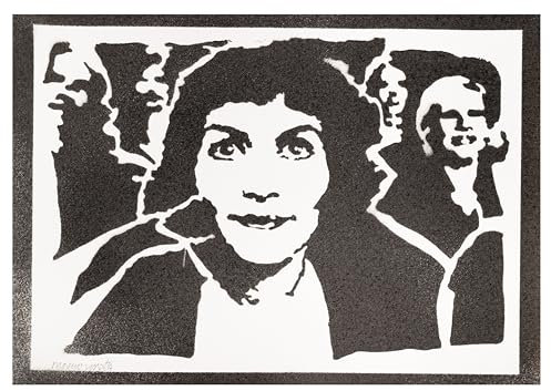 moreno-mata Echtes Handgemachtes Graffiti Amelie Filme Aesthetic Poster & Kunstdrucke Bilder Plakat Handmade Deko Wandbilder Wohnzimmer Wanddeko Geschenke für Männer und Frauen