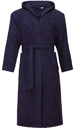 Ladeheid Herren Frottee Bademantel aus 100% Baumwolle LA40-101