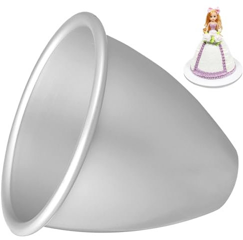 DOITOOL Doll Cake Pan Non-Stick Baking Mold Smooth Surface for Easy Demoulding High Temperature Resistance for Doll Dessert Cakes and Special Occasions